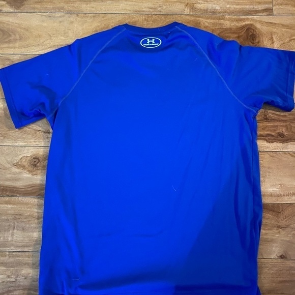 Under Armour Men’s all blue Loose Fit short sleeve tee size medium - Picture 5 of 6